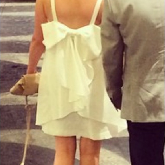 CLUB MONACO DAVIE DRESS - Size 2 - white dress mini - Picture 5 of 5